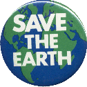 Button: Save the Earth