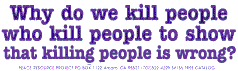Sticker: Why Kill People...?