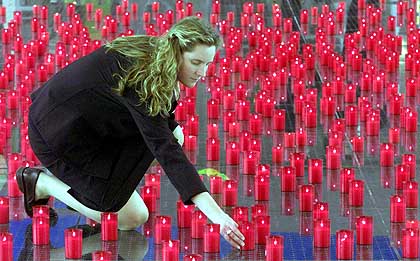 Candles at Wolfsburg, Germany